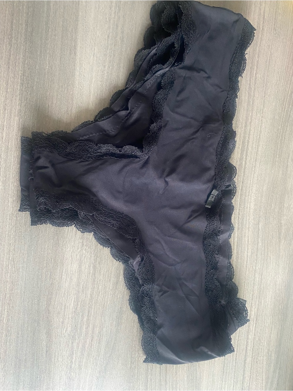 Black Lace-Trim Bikini Panty - Women Intimates - brand new , never worn